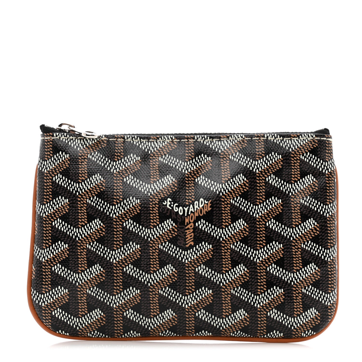 Goyard Goyardine Mini Senat Pochette Black Gold 1 of 7