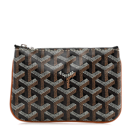 Goyard Goyardine Mini Senat Pochette Black Gold 1 of 7