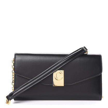 Celine Calfskin C Wallet On Chain Bag Black 1 of 10