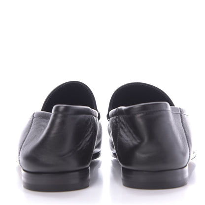 Gucci Lambskin Womens Brixton Horsebit Loafers 37 Black 5 of 11