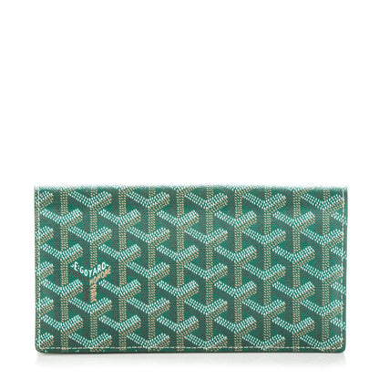 Goyard Goyardine Richelieu Wallet Green 1 of 7