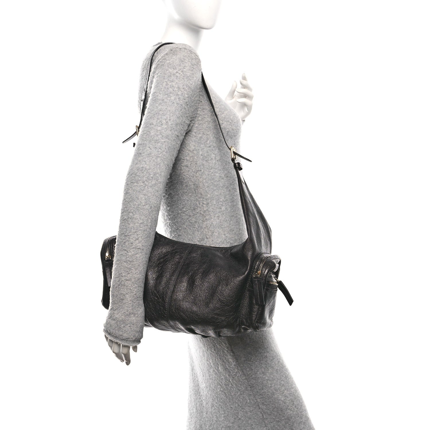 バッグ christianDior Christian Dior Crinkled Calfskin Large Grand Tour Multipocket Bag
