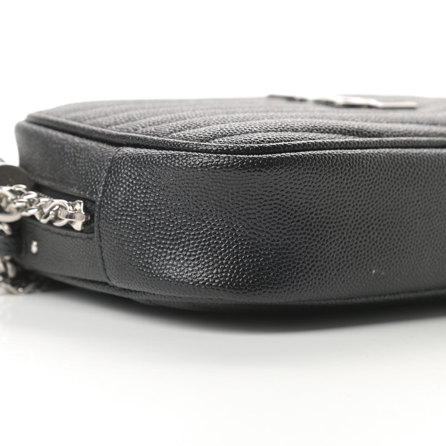 Grain De Poudre Matelasse Monogram Mini Lou Camera Bag Black