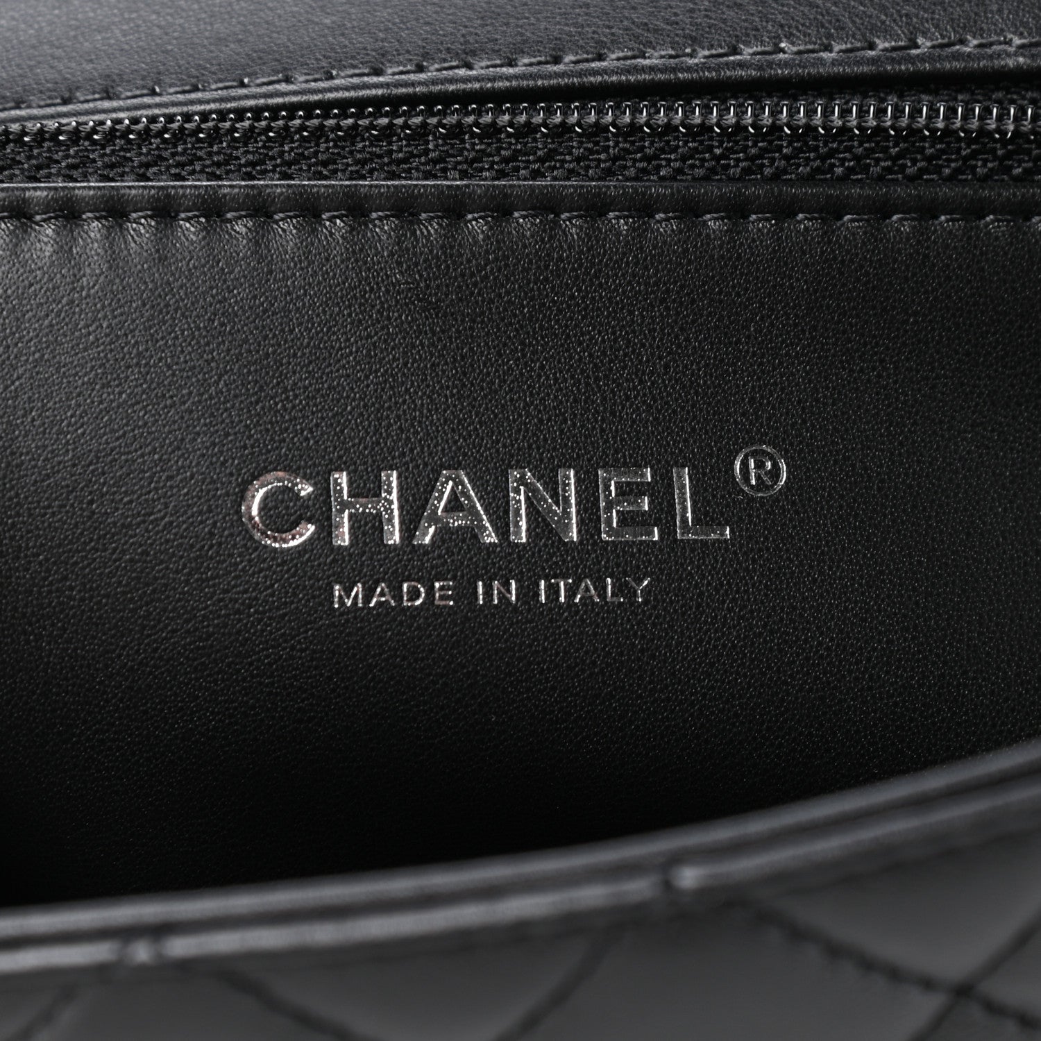Chanel Calfskin Quilted Medium CC Filigree Flap Black 6 of 9