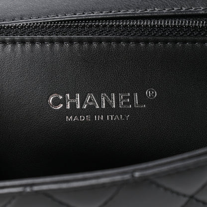 Chanel Calfskin Quilted Medium CC Filigree Flap Black 6 of 9