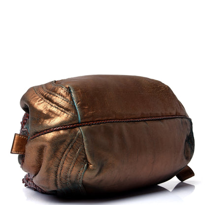 Fendi Nappa Fortuny Hologram Spy Bowler Tobacco Oro Ambrato 3 of 4