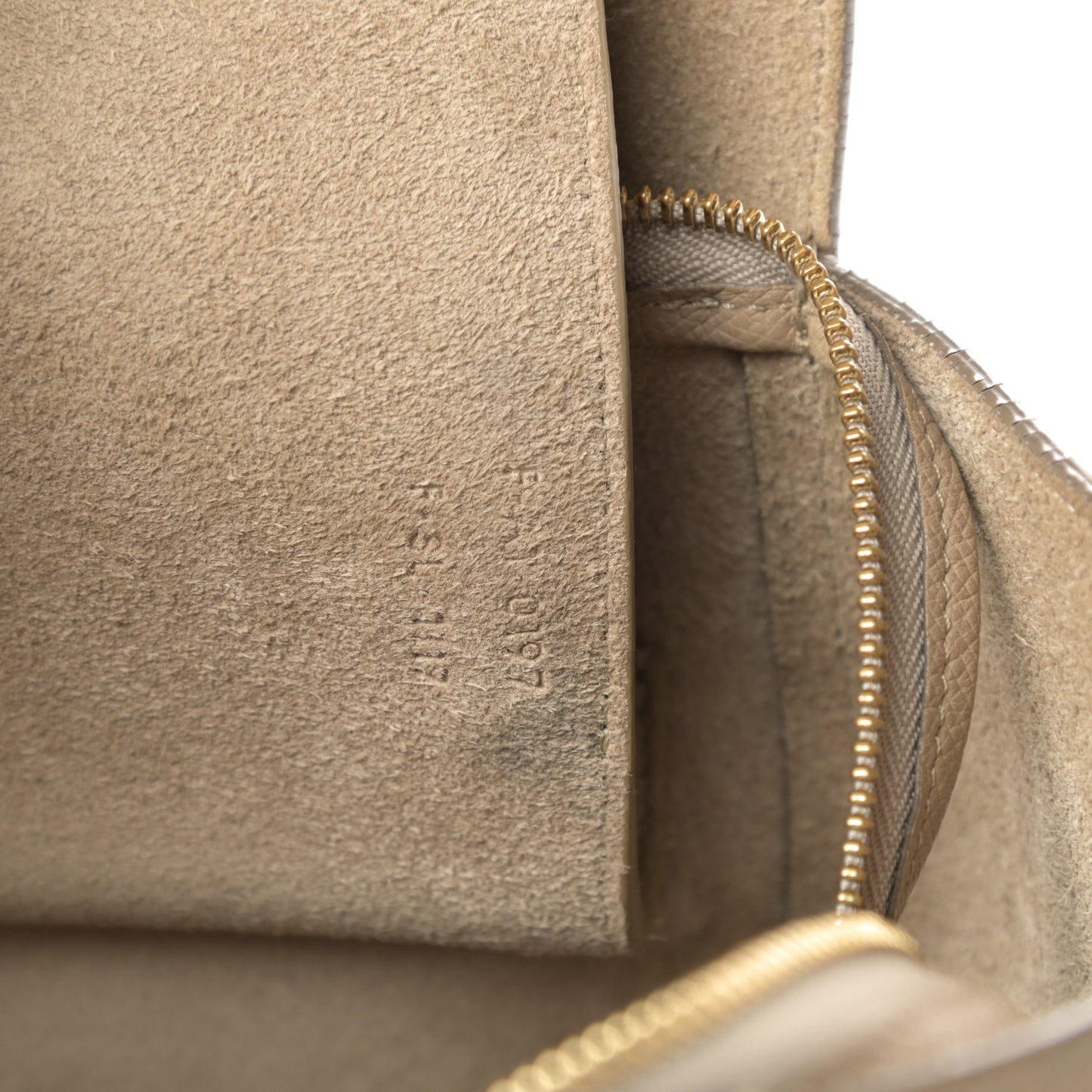 Grained Calfskin Mini Belt Bag Light Taupe