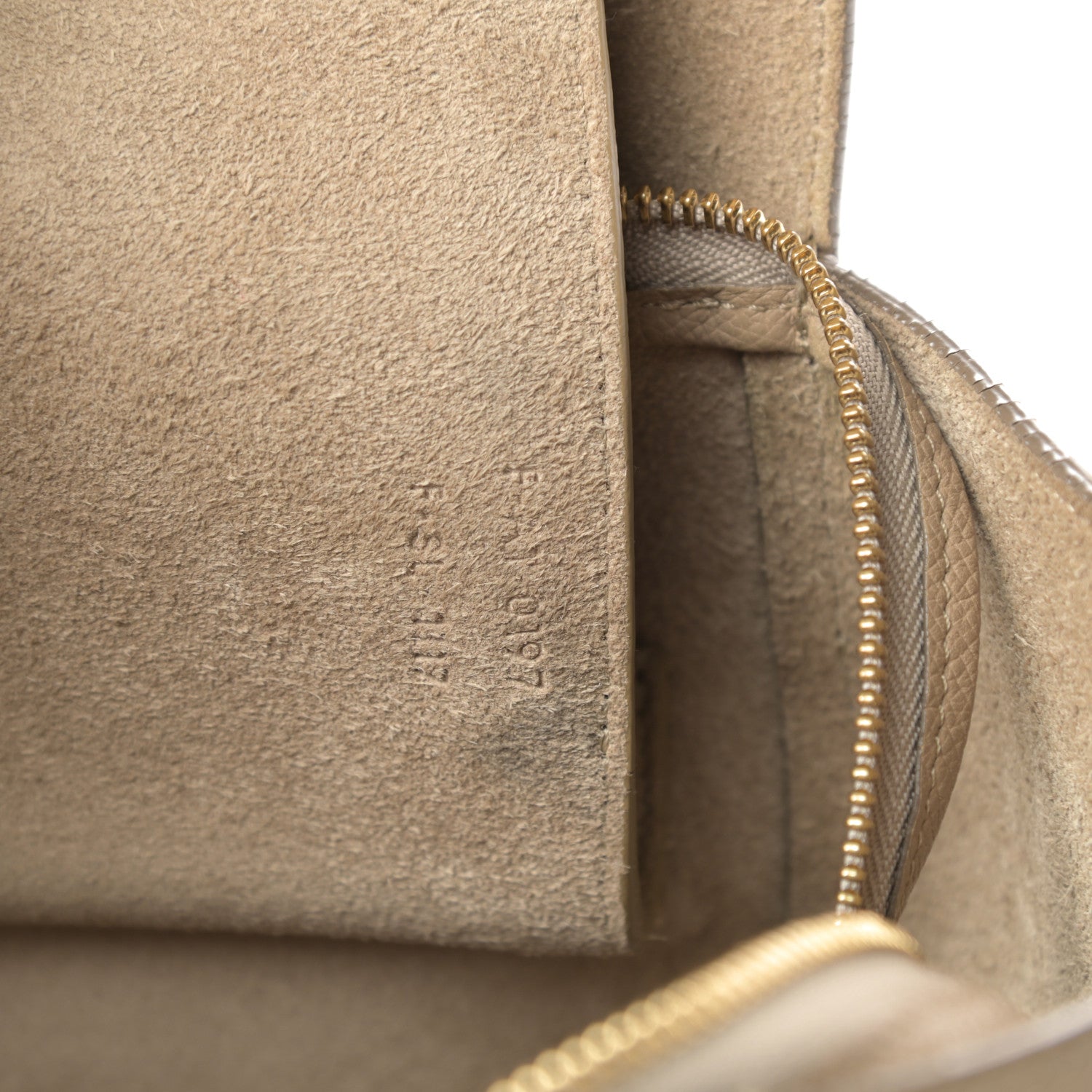 Celine Grained Calfskin Mini Belt Bag Light Taupe 8 of 15
