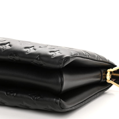 Louis Vuitton Lambskin Embossed Monogram Coussin PM Black 7 of 7