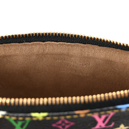 Louis Vuitton Monogram Multicolor Pochette Plate GM Black 6 of 6