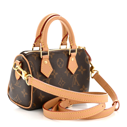 Louis Vuitton Monogram Nano Speedy Bandouliere 3 of 11