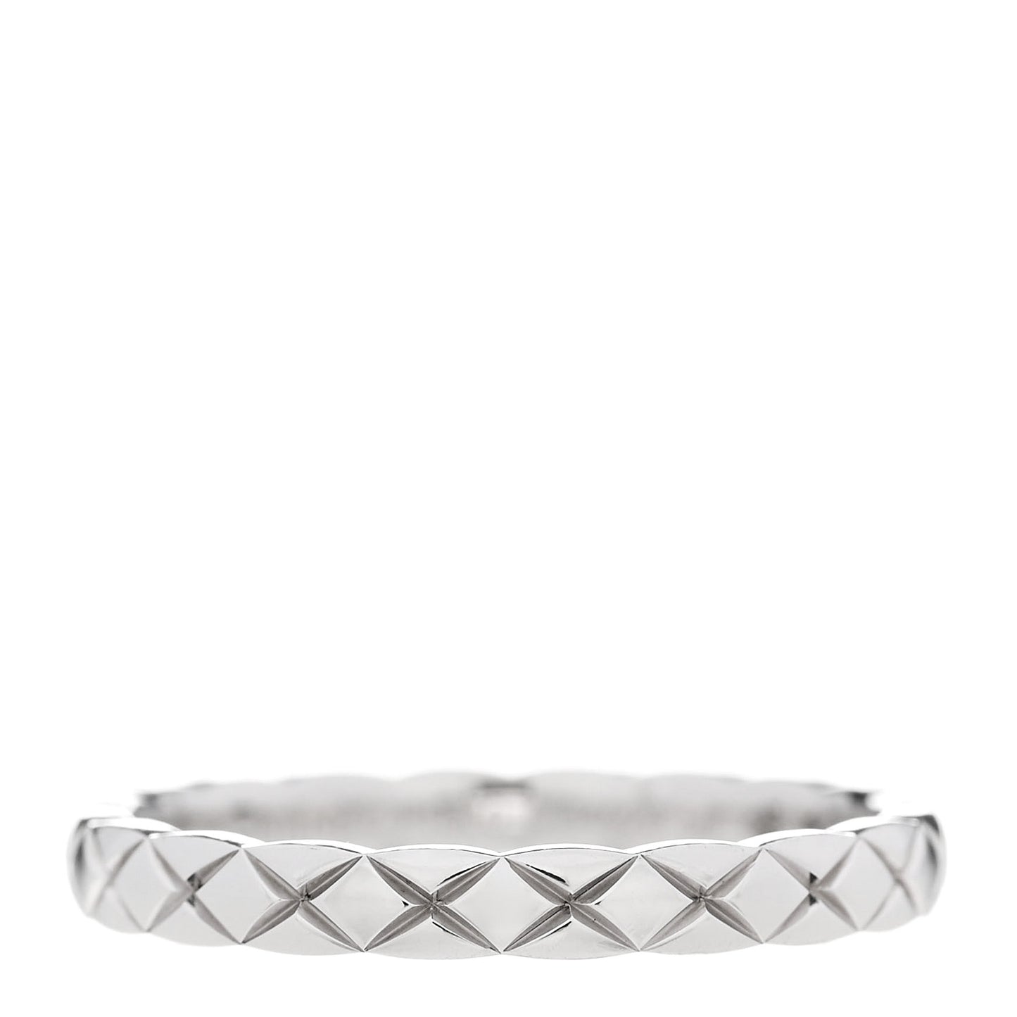 Platinum Mini Coco Crush Ring 58 8.25
