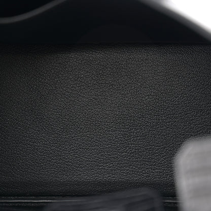 Hermes Togo Matte Alligator Birkin Touch 25 Black 5 of 11