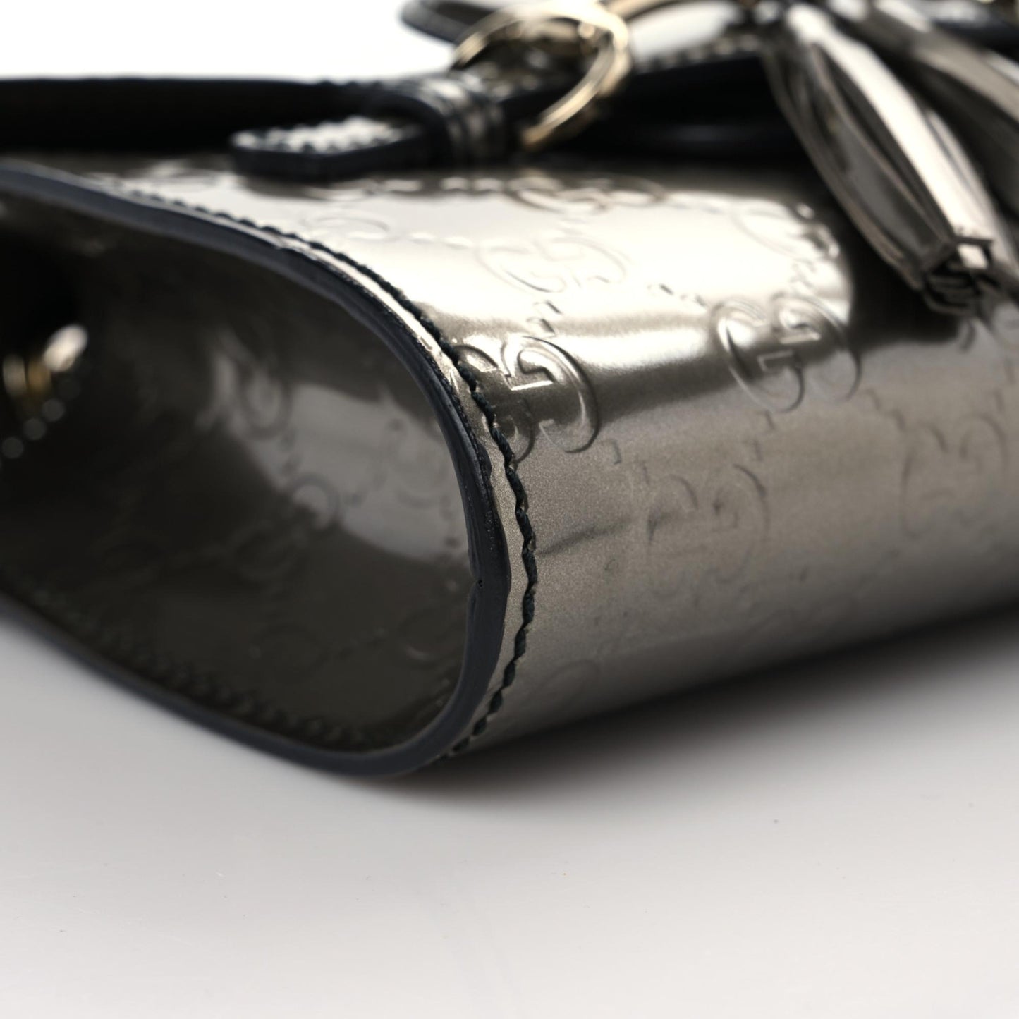 Shine Guccissima Mini Emily Chain Shoulder Bag Sasso