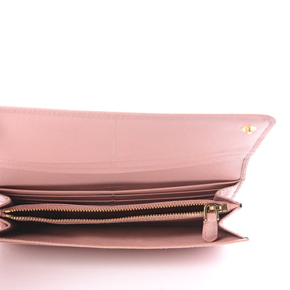 Prada Saffiano Metal Continental Flap Wallet 4 of 10