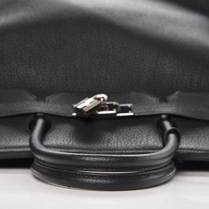 Hermes Taurillon Clemence Birkin 40 Black 15 of 36