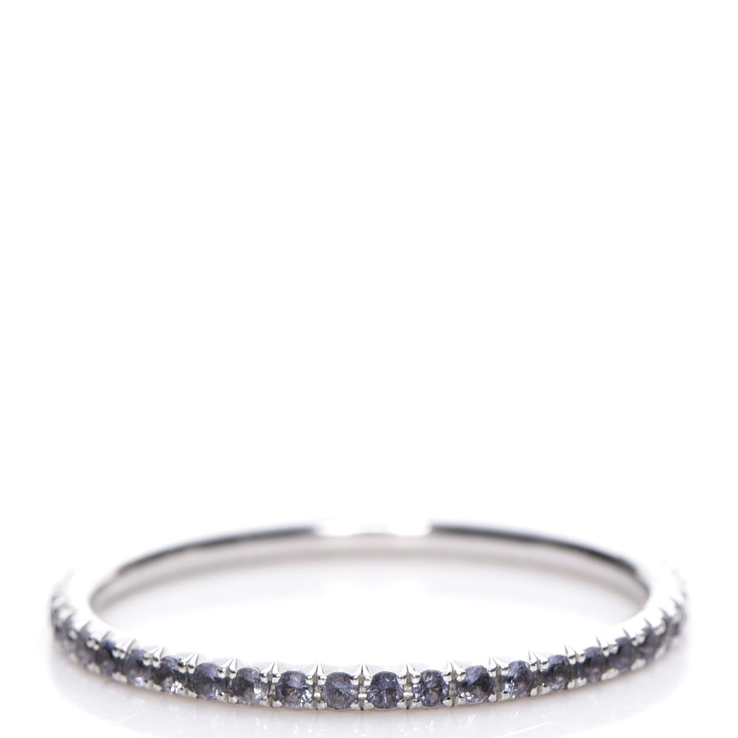 18K White Gold Iolite Metro Ring 7