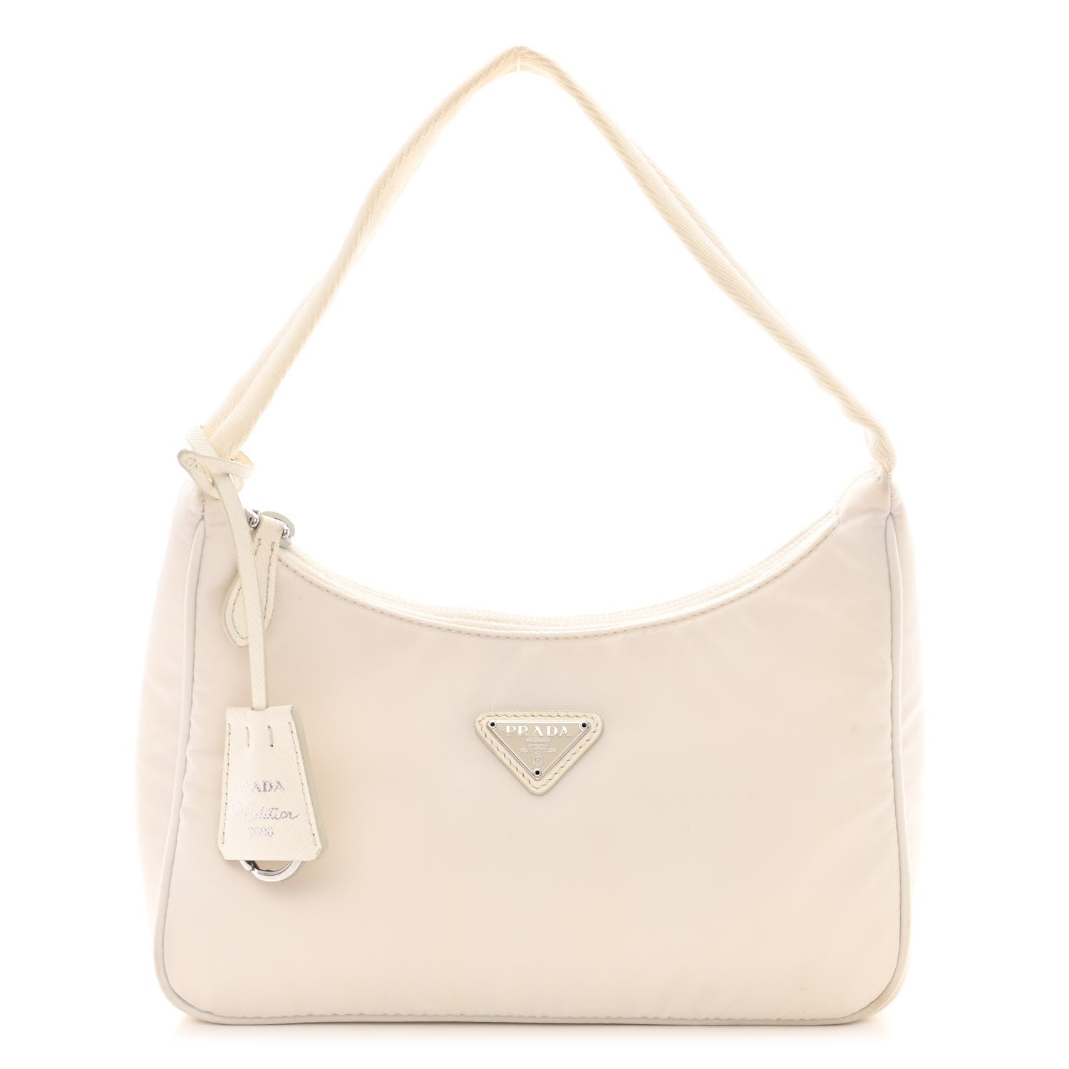 Prada Tessuto Nylon Mini Re-Edition 2000 Bag White 1 of 11