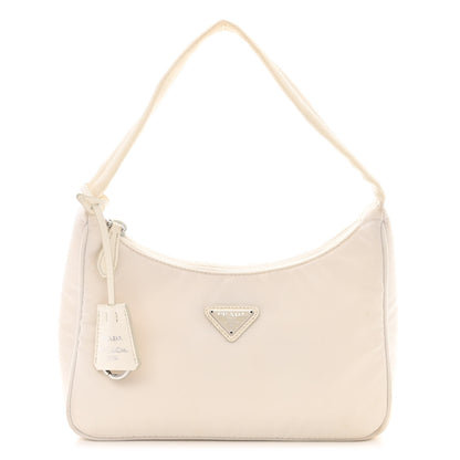 Prada Tessuto Nylon Mini Re-Edition 2000 Bag White 1 of 11