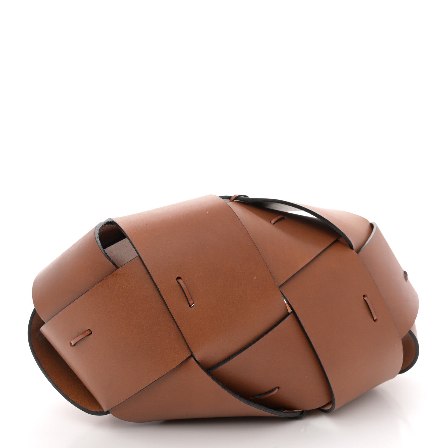 Loewe Calfskin Interlaced Hobo Tan 5 of 12