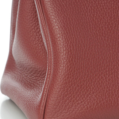 Hermes Taurillon Clemence Birkin 35 Bois de Rose 27 of 30