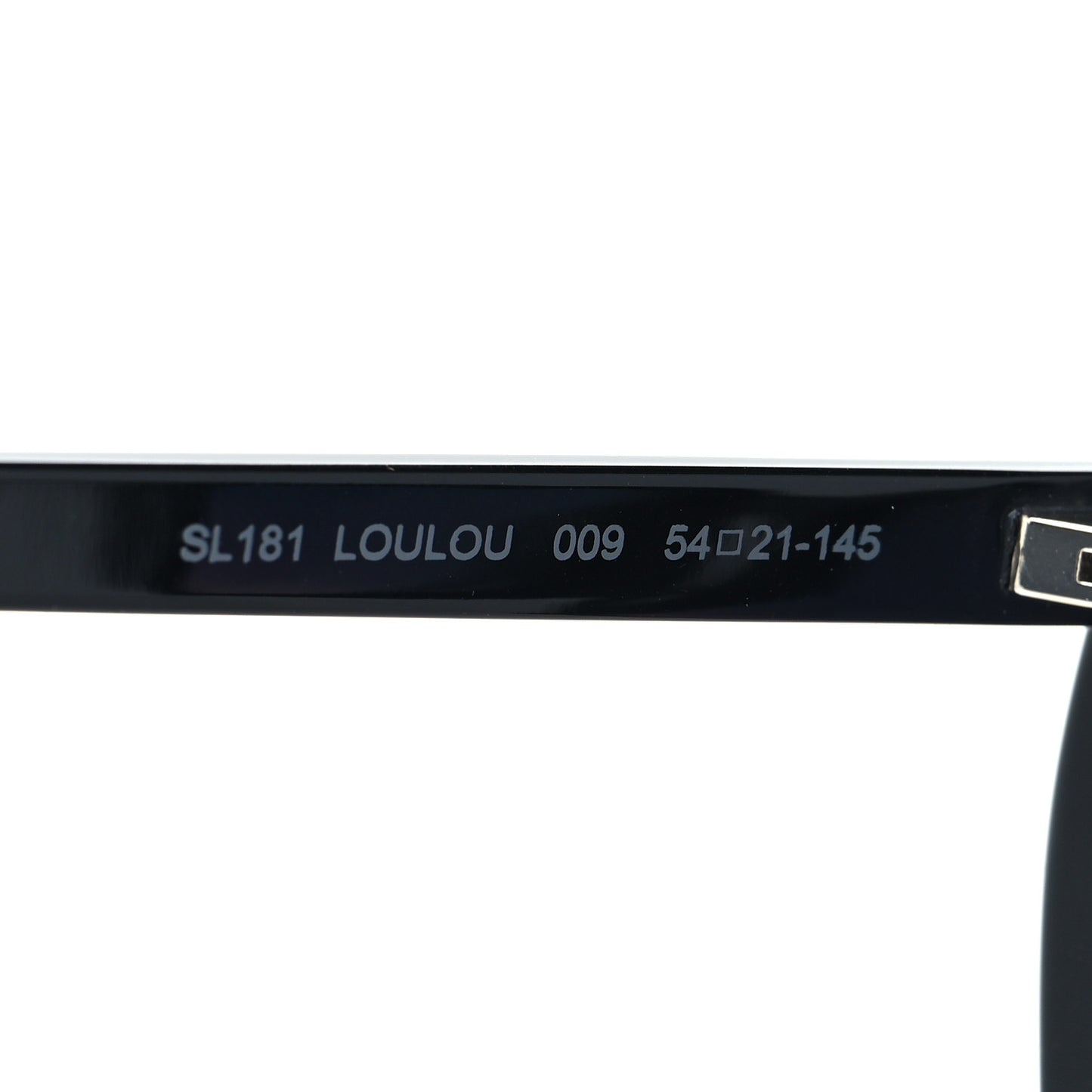 Acetate Heart Frame Sunglasses Black