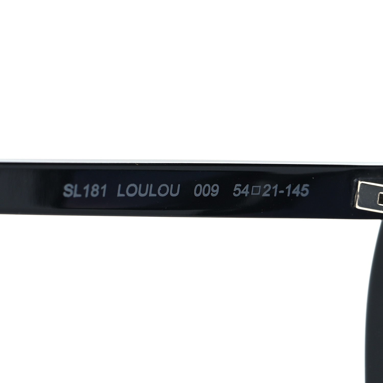 Saint Laurent Acetate Heart Frame Sunglasses Black 7 of 9