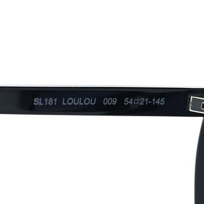 Saint Laurent Acetate Heart Frame Sunglasses Black 7 of 9