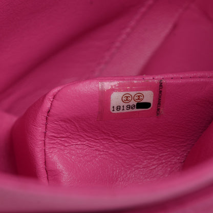 Chanel Iridescent Caviar Quilted Jumbo Double Flap Pink 8 of 8