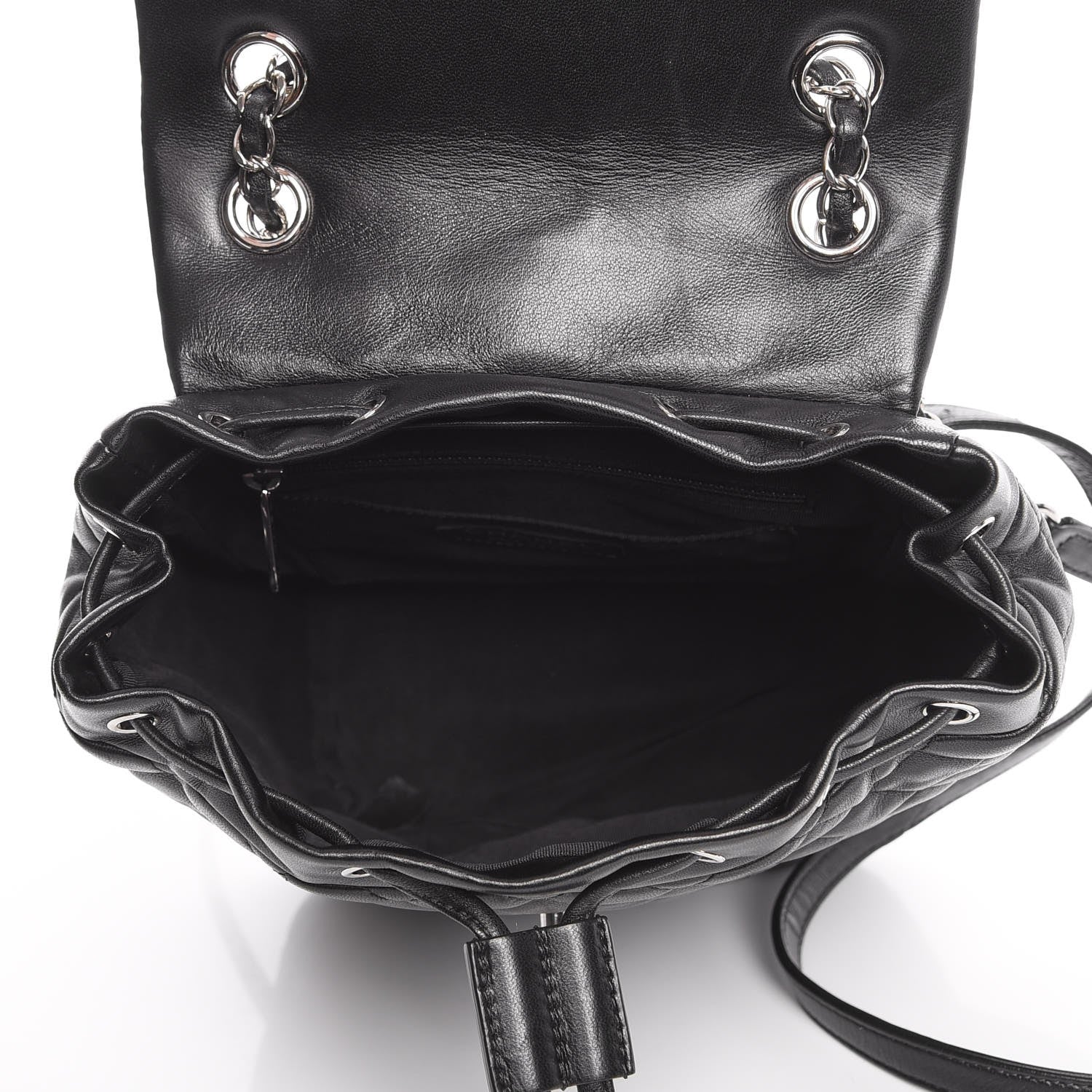 Chanel Lambskin Quilted Small Urban Spirit Backpack Black 5 of 10