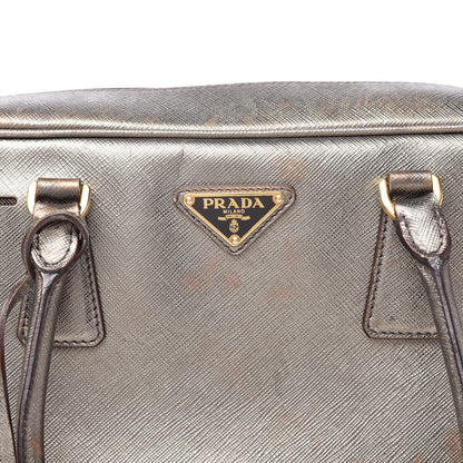 Prada Metallic Saffiano Sport Bauletto Pirite 10 of 10