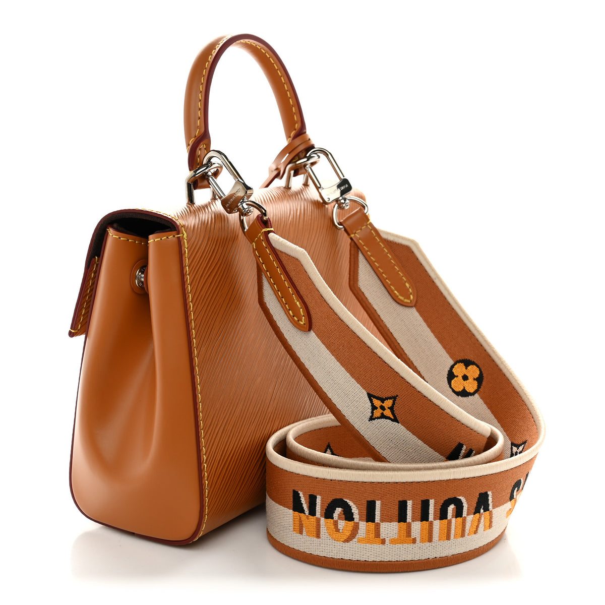 Louis Vuitton Epi Cluny Mini Gold Honey 3 of 11