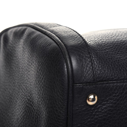 Gucci Pebbled Calfskin Medium Soho Boston Black 21 of 33