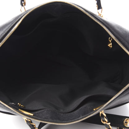 Chanel Caviar CC Timeless Tote Black 5 of 10