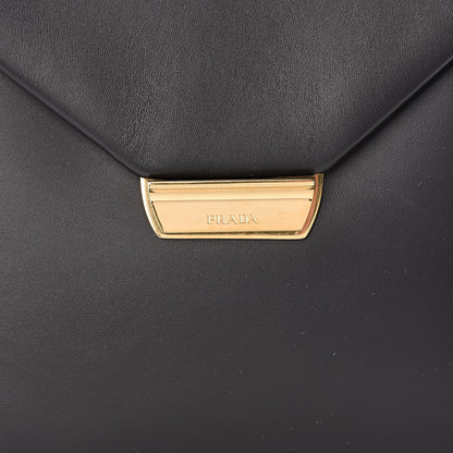 Prada New Calfskin Medium Ingrid Top Handle Bag Black 7 of 9