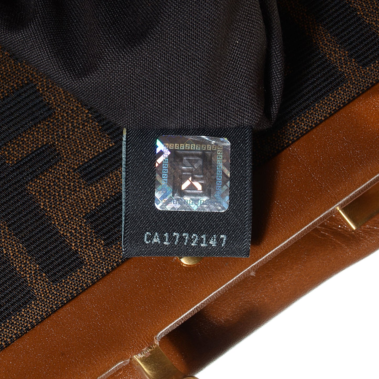 Corda Zucca Large Peekaboo Iconic Satchel Cognac