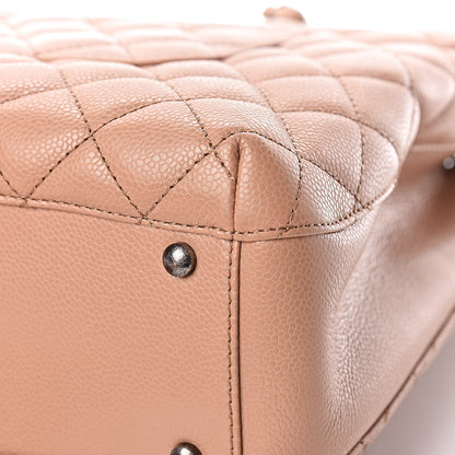 Chanel Caviar Quilted Large City Shopping Tote Beige 12 of 14