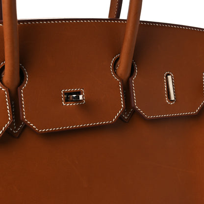 Hermes Natural Barenia Birkin 35 Fauve 9 of 18