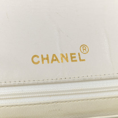 Chanel Lambskin Quilted Medium Single Flap White 7 of 23
