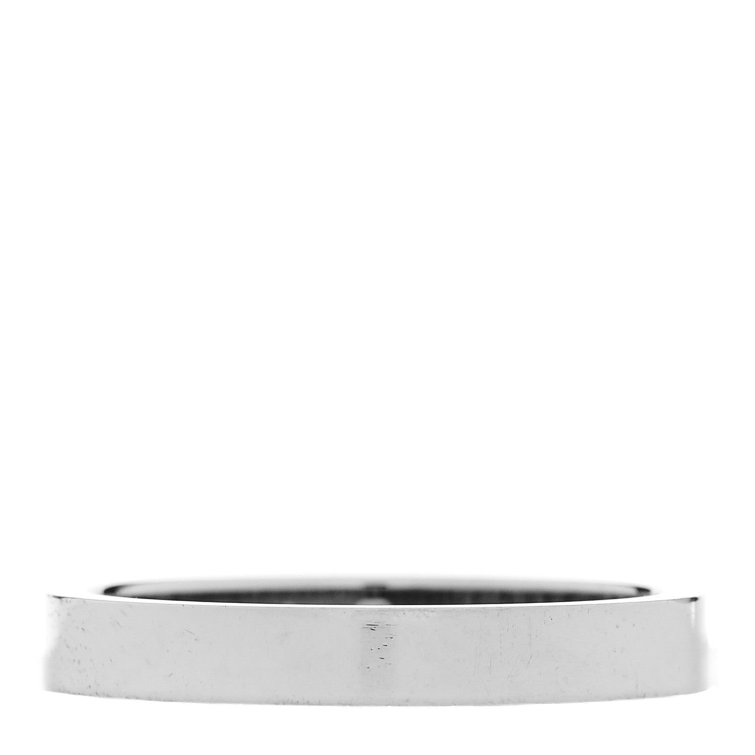 Cartier Platinum Diamond 3mm C De Cartier Wedding Band Ring 56 7.5 3 of 6