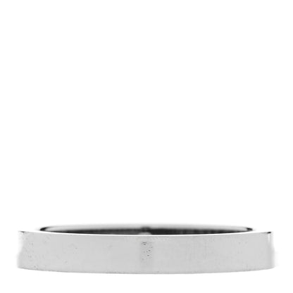 Cartier Platinum Diamond 3mm C De Cartier Wedding Band Ring 56 7.5 3 of 6