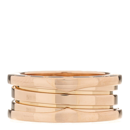 Bulgari 18K Rose Gold B.Zero1 Three-Band Ring 54 7 1 of 7