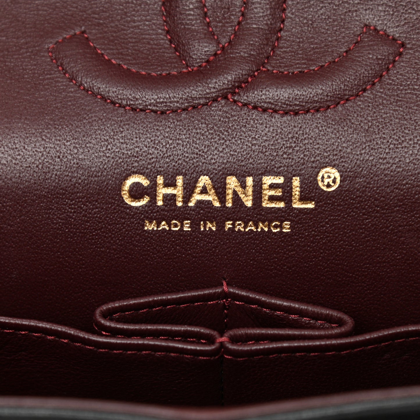 Lambskin Quilted Small Double Flap Black