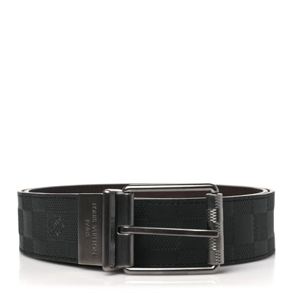Louis Vuitton Damier Infini 40mm Reversible Belt 100 40 Black Brown 1 of 6