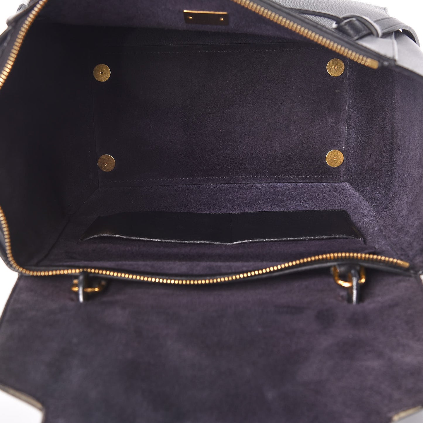 Grained Calfskin Mini Belt Bag Black