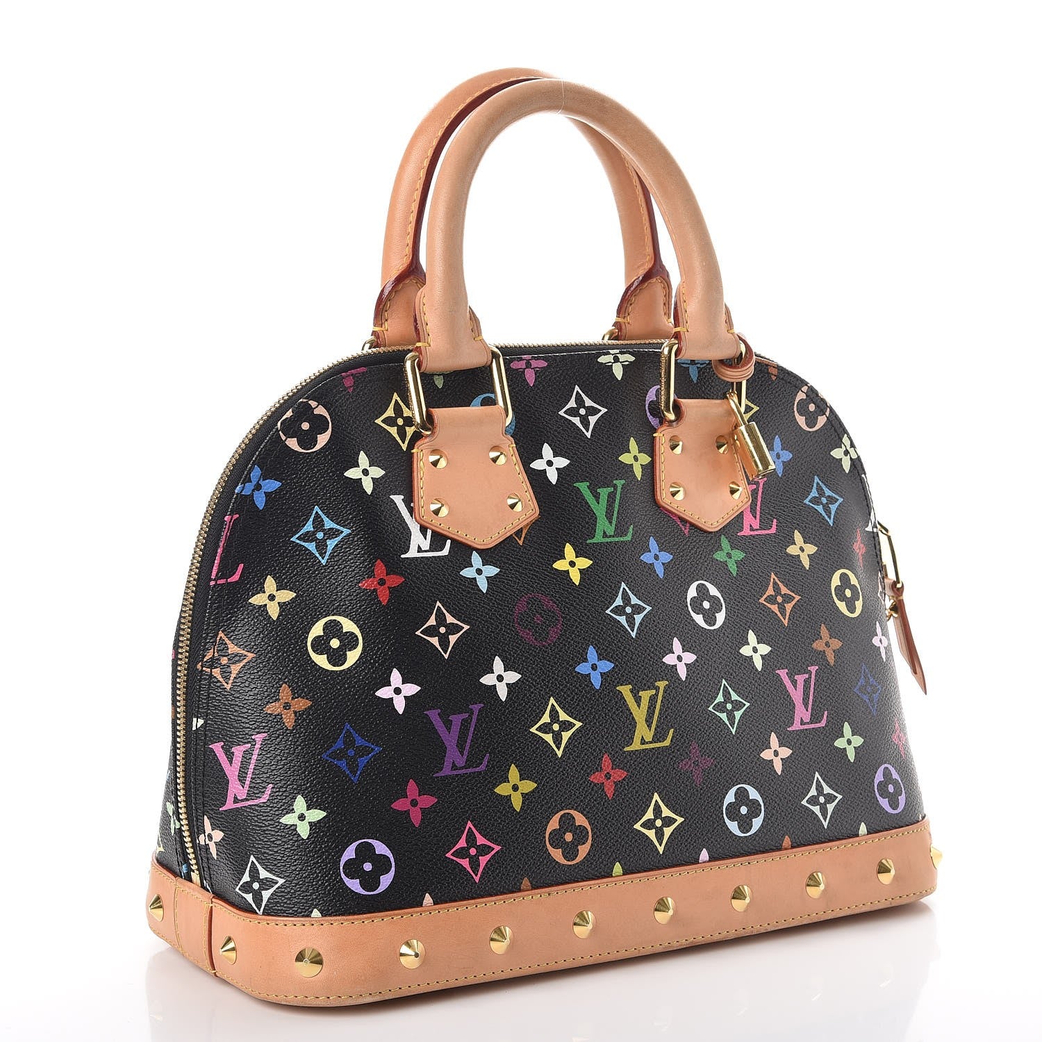 Louis Vuitton Monogram Multicolor Alma PM Black 3 of 13