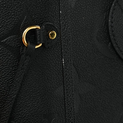 Louis Vuitton Empreinte Monogram Giant Neverfull MM Black 12 of 13