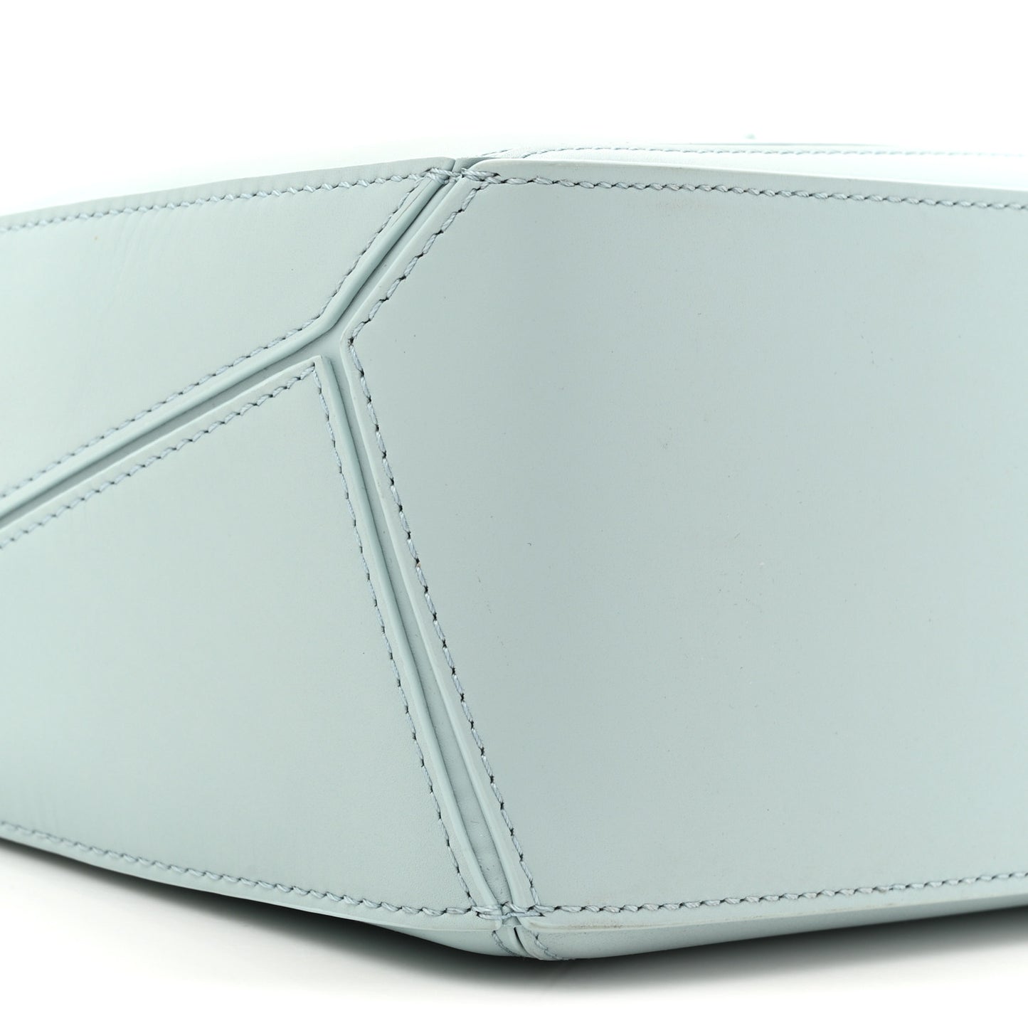 Calfskin Small Puzzle Bag Aquamarine
