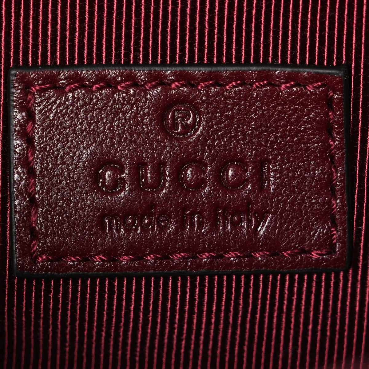 Lambskin Matelasse Mini GG Marmont Shoulder Bag Rosso Ancora