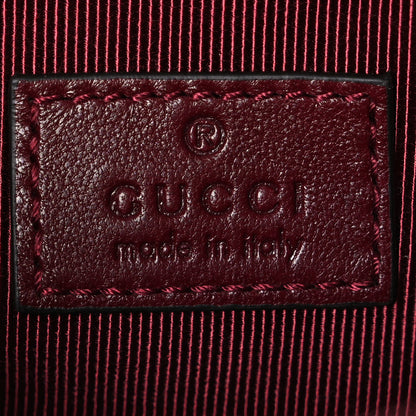 Gucci Lambskin Matelasse Mini GG Marmont Shoulder Bag Rosso Ancora 5 of 9